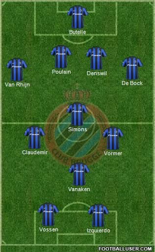 Club Brugge KV Formation 2016