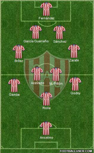 Unión de Santa Fe Formation 2016