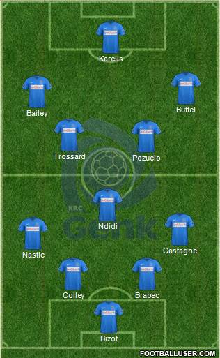 K Racing Club Genk Formation 2016