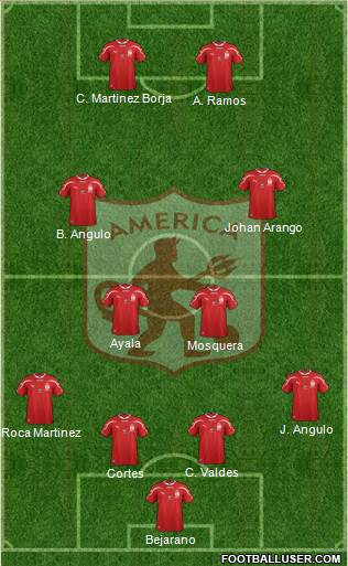 CD América de Cali Formation 2016