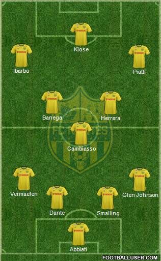 FC Nantes Formation 2016