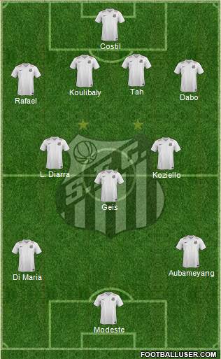 Santos FC Formation 2016