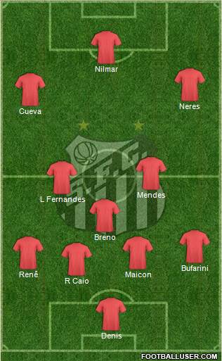 Santos FC Formation 2016