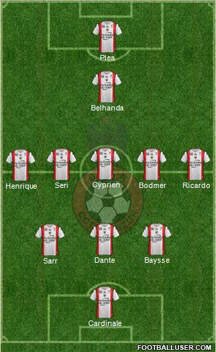 OGC Nice Côte d'Azur Formation 2016