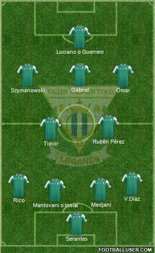 C.D. Leganés S.A.D. Formation 2016