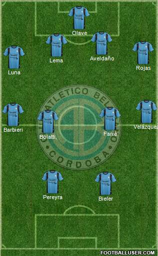 Belgrano de Córdoba Formation 2016