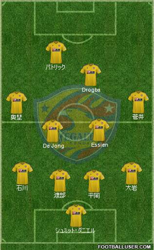 Vegalta Sendai Formation 2016