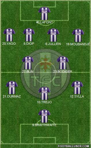 Toulouse Football Club Formation 2016