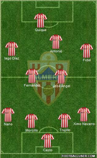 U.D. Almería S.A.D. Formation 2016