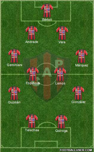 Patronato de Paraná Formation 2016