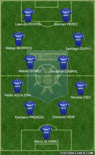 A.J. Auxerre Formation 2016