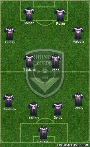 FC Girondins de Bordeaux Formation 2016