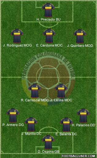 Colombia Formation 2016