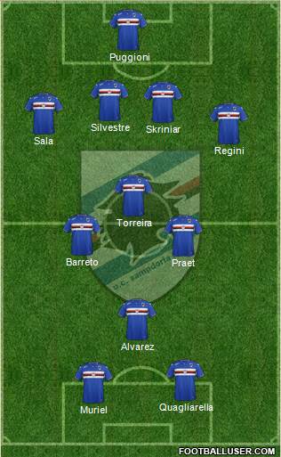 Sampdoria Formation 2016