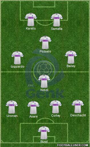 K Racing Club Genk Formation 2016