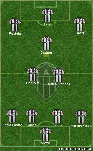 C Atlético Mineiro Formation 2016