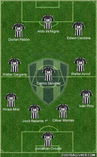 Club de Fútbol Monterrey Formation 2016