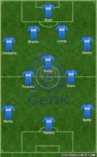 K Racing Club Genk Formation 2016