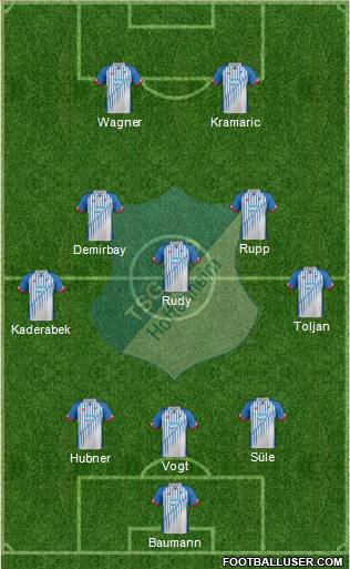 TSG 1899 Hoffenheim Formation 2016