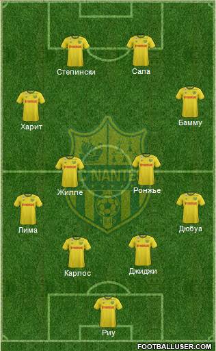 FC Nantes Formation 2016