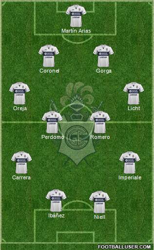 Gimnasia y Esgrima de La Plata Formation 2016