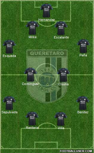 Club de Fútbol Gallos Blancos Formation 2016