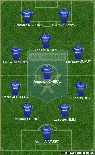 A.J. Auxerre Formation 2016