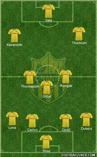 FC Nantes Formation 2016