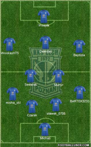 Lech Poznan Formation 2016