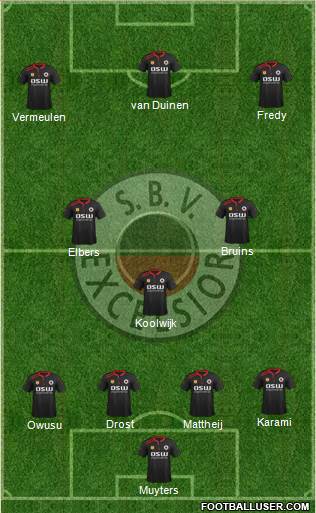 SBV Excelsior Formation 2016