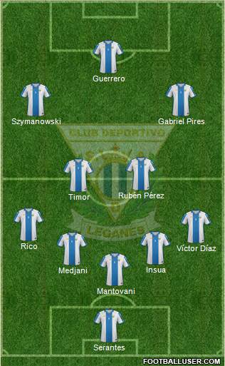 C.D. Leganés S.A.D. Formation 2016