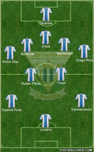 C.D. Leganés S.A.D. Formation 2016