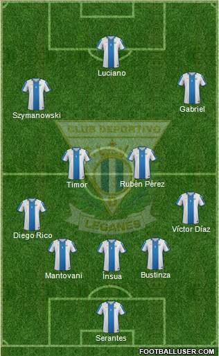 C.D. Leganés S.A.D. Formation 2016