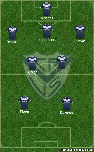 Vélez Sarsfield Formation 2016