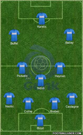 K Racing Club Genk Formation 2016