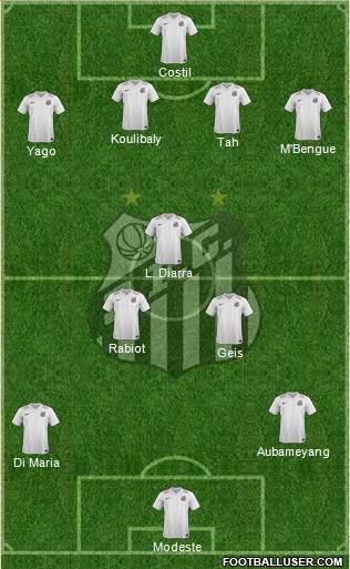 Santos FC Formation 2016