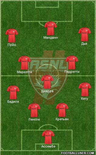 A.S. Nancy Lorraine Formation 2016