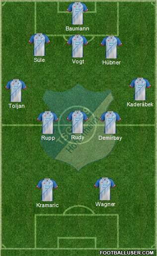 TSG 1899 Hoffenheim Formation 2016