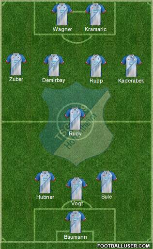 TSG 1899 Hoffenheim Formation 2016