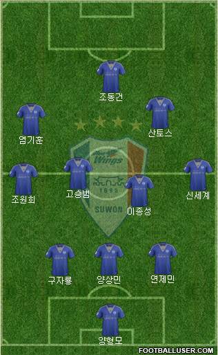 Suwon Samsung Blue Wings Formation 2016