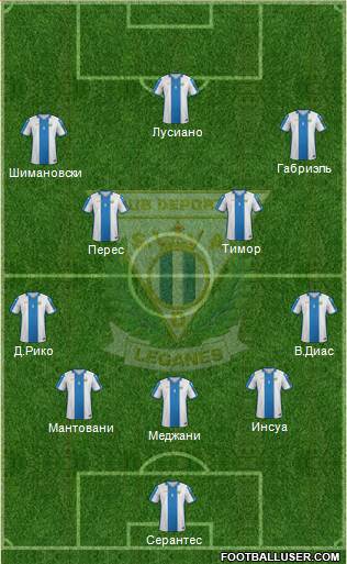 C.D. Leganés S.A.D. Formation 2016