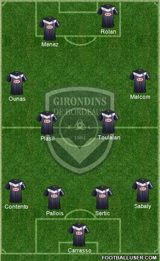 FC Girondins de Bordeaux Formation 2016