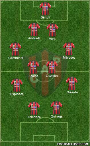 Patronato de Paraná Formation 2016