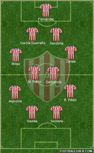 Unión de Santa Fe Formation 2016