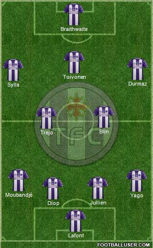 Toulouse Football Club Formation 2016