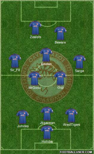 Olympiakos SF Piraeus Formation 2016