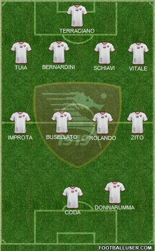 Salernitana Formation 2016