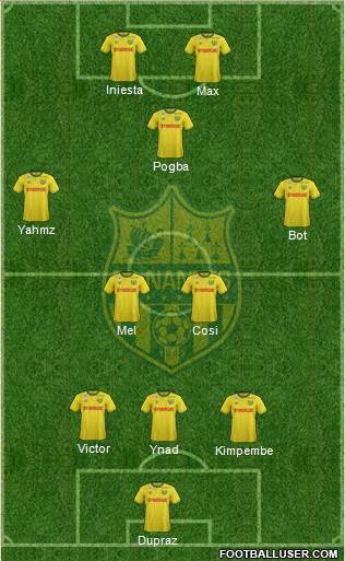 FC Nantes Formation 2016