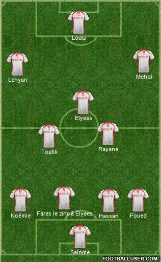 Tunisia Formation 2016