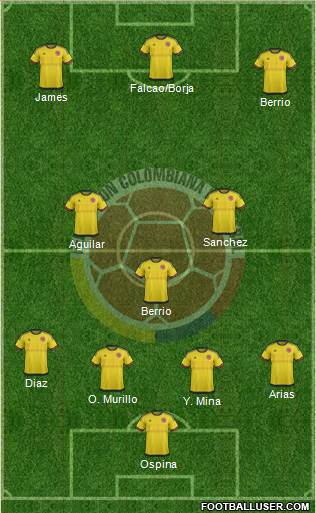 Colombia Formation 2016